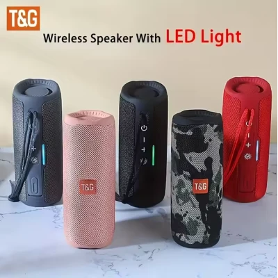 Altavoz portátil Wireless, Bluetooth 5.1, 10W, TWS, 1200mah, T&G TG...