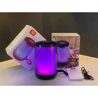 Caixa de som portátil sem fio, Bluetooth 5.3, potência de 7W, TWS, bateria de 1200mAh...