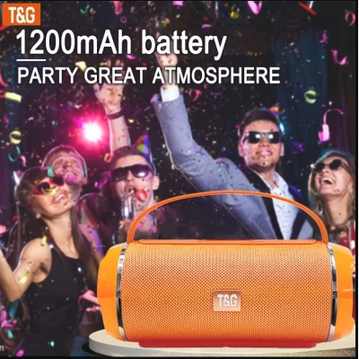 Coluna portable sem fios, Bluetooth 5.3, potência 5W X2, TWS, 1200 mAh, T&G Tg - 116C no atacado | Atacadista M2TEC