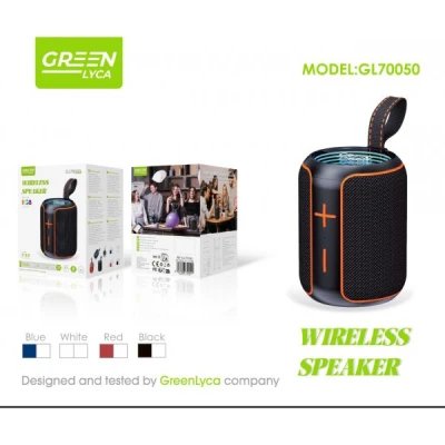 Caixa de som portátil sem fio, Bluetooth 5.4, 10W, TWS, 1800mAh, Verde...