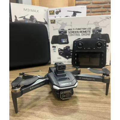 Dron D23, 4K, Sensor Obstaculo 2 Cámaras 3 Baterías Pantalla Negro. %category-name%