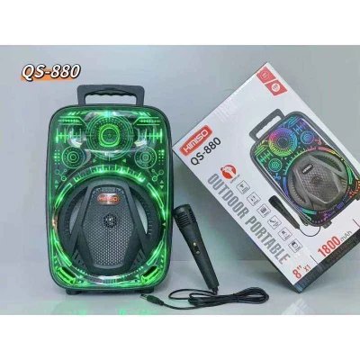 Portable Speaker, 8 Inches, Bluetooth 5.1, 10W, Microphone and Remote Control...