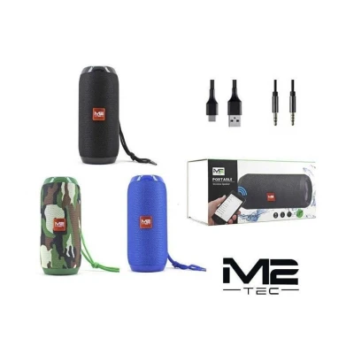 Coluna portátil sem fios, Bluetooth 5.1, potência de 5W x 2, bateria de 1200mAh M2-149C