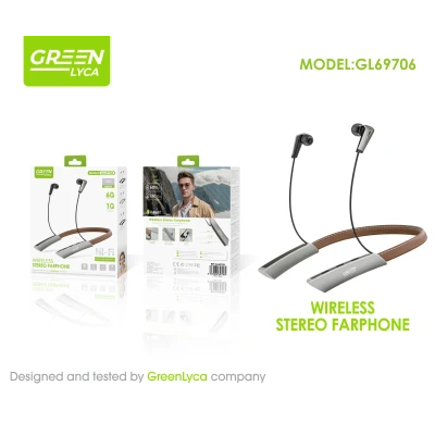 Écouteurs Bluetooth, tour de cou sans fil, haute fidélité, 60 heures d'autonomie...