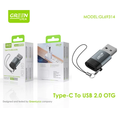 Convertidor C-Port a USB 2.0 Green Lyca GL69314 por grosso | M2TE...
