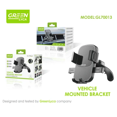 Suporte para celular para saída de ar do carro, rotação de 360°, verde...