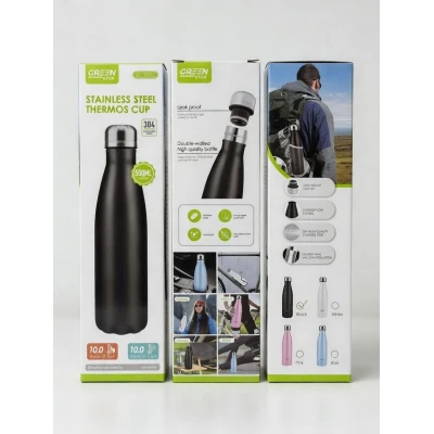 Thermos avec intérieur en acier inoxydable 304, capacité de 500 ml, Ly