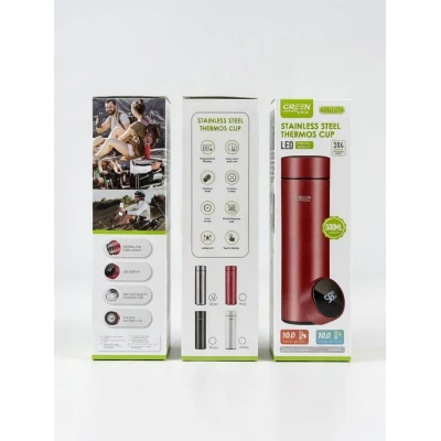Thermos en acier inoxydable d'une capacité de 500 ml avec intérieur en