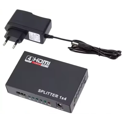 Divisor HDMI 1 para 4, saídas de vídeo HDMI Full HD 1080P, i...