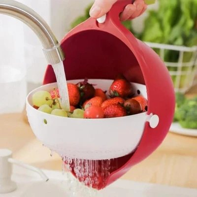 Égouttoir rotatif double couche en gros | M2TEC Vente en gros