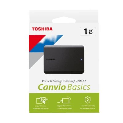 Disco Duro Externo Toshiba Canvio Basics 1TB 2.5" Negro