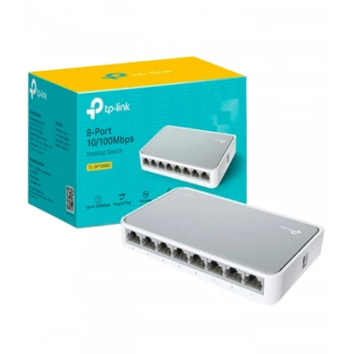 TP-Link TL-SF1008D - 8-Port 10/100 Mbps Network Switch...
