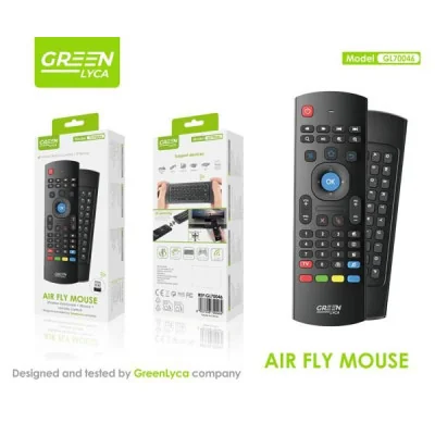 Mando Air Fly Mouse Green Lyca GL70046 con Teclado QWERTY