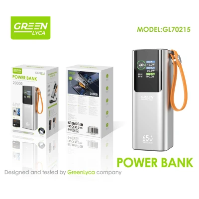 Batterie externe à charge rapide 20 000 mAh pour ordinateur portable, modèle GL70…