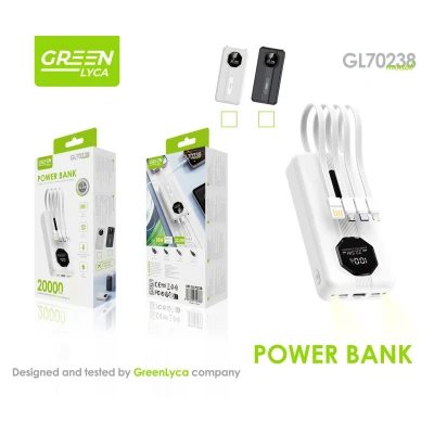 Batterie externe 20 000 mAh | Batterie externe portable | Modèle GL7023...