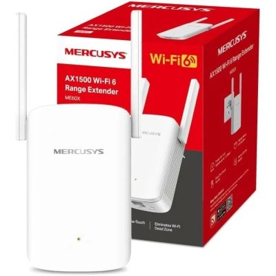 Extensor Wi-Fi 6 Mercusys ME60X AX1500 Gigabit | M2TEC