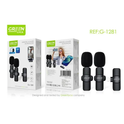 Wireless Lavalier Micrófonofor iPhone (Lightning Connector) al por ...