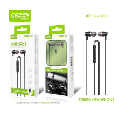 Headphones USB-C Green Lyca G-1313 Audio wholesaler