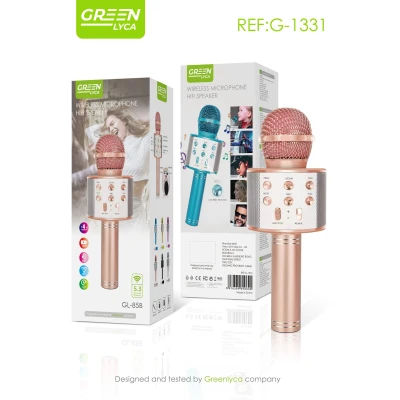 Micrófono Karaoke GL-858 Bluetooth 5.3 | Ref G-1331 M2TEC