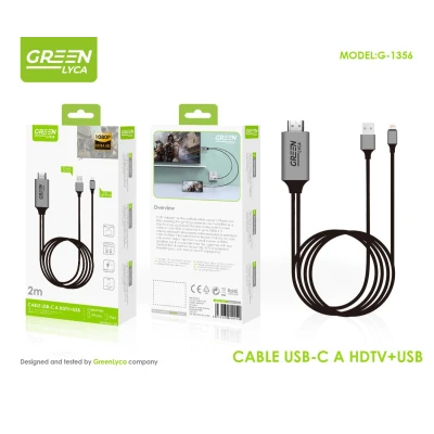 Câble USB-C vers HDMI et adaptateur USB pour TVHD en gros | M2TEC M...