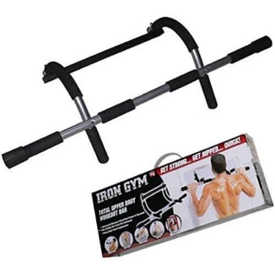 Barra de Entrenamiento Iron Gym Multifunción para Puerta