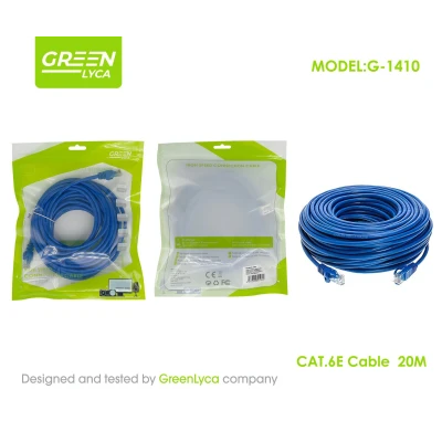 Cable Red Ethernet CAT.6E GreenLyca G-1410 20 Metros