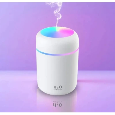 Humidificador LED Rosa 300 ml · Ambiente Relajante y Decorativo par...