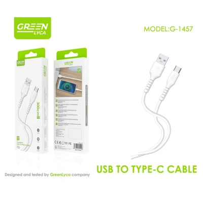 Cable USB a Tipo-C 2.4A 3m GreenLyca G-1457 | Mayorista