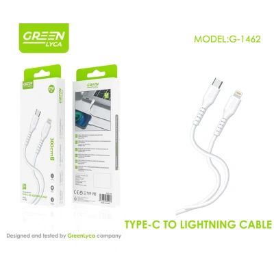 Cable USB-C a Lightning 3A 3m GreenLyca G-1462 | Mayorista