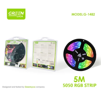 Bandes LED RGB 5050 de 5 mètres en gros | M2TEC Vente en gros