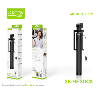 Perche à selfie avec lumière LED et trépied en gros | M2TEC Vente en gros
