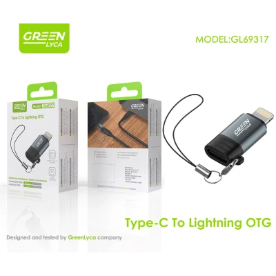 Adaptador USB-C a Lightning OTG Green Lyca GL69317