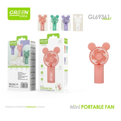 Mini Ventilador Portátil GL69361 Recargable 500mAh