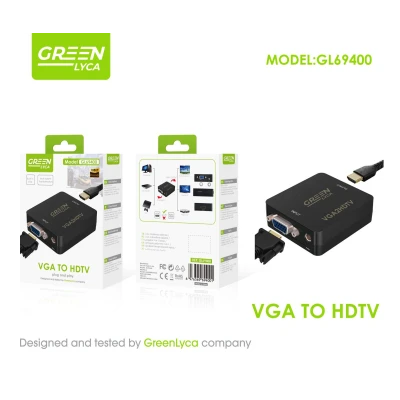 Adaptateur convertisseur VGA vers HDTV 1080p en gros | M2TEC, grossiste