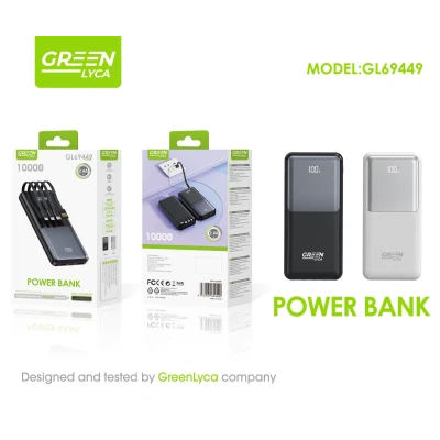 Batterie externe 10 000 mAh 2,4 A (chargeur portable rapide) en gros…
