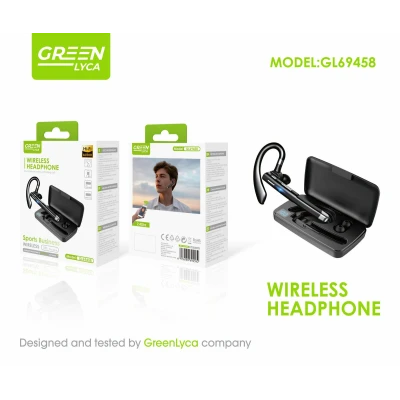 Bluetooth Headphone Green Lyca GL69458 Business 5.3