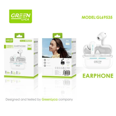 fones de ouvido GreenLyca GL69535 Bluetooth 5.4 ENC | M2TEC