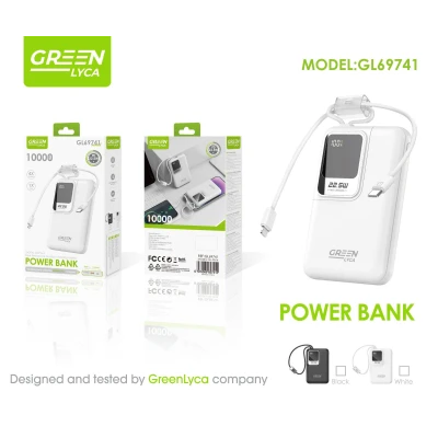 Batterie externe à charge rapide 10 000 mAh 22,5 W en gros | M2TEC Ma...