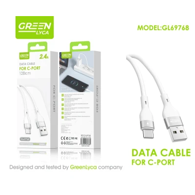 Câble USB vers USB-C, 120 cm, 2,4 A, charge rapide, vente en gros | M2TEC M...
