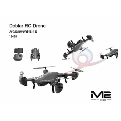 Doblar RC Drone 12458 - Dron Plegable Giro 360 | M2TEC