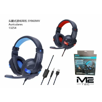 Auriculares Gaming SY860MV | Estéreo con LED | Ref. 13254