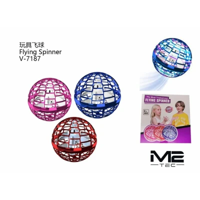 Helicóptero de brinquedo voador com LED e luz (estilingue) para atacado |...