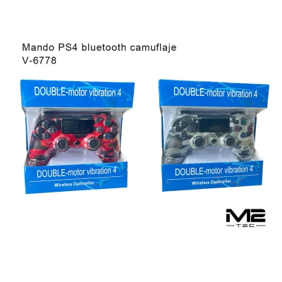 Mando PS4 Inalámbrico Camuflaje V-6778 | M2TEC Mayorista