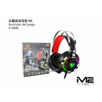 Auricular Gaming M9 RGB V-6846 Drivers 50mm Hi-Res Audio