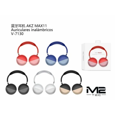 Auriculares Bluetooth AKZ MAX11 V-7130 | Mayorista M2TEC