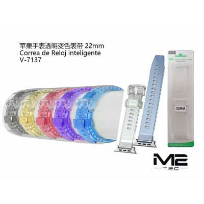 Bracelet transparent 22mm pour Smartwatch V-7137 M2TEC