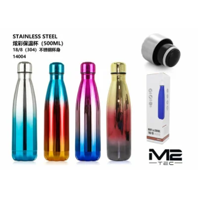 Botella Acero Inoxidable 500ml 18/8 14004 | M2TEC Mayorista