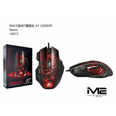 Ratón Gaming iMICE A7 3200 DPI 7 Botones | Ref. 14015