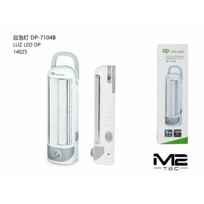 Lámpara Emergencia LED 8W 1500mAh DP-7104B | Ref. 14025