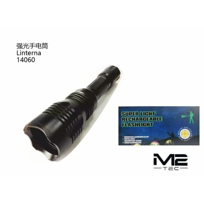 Linterna LED Recargable Zoom 1000m Aluminio - M2TEC 14060